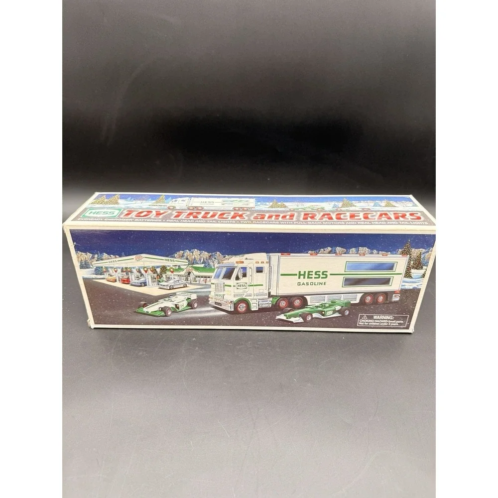 2003 Hess Gasoline Toy Truck and Race cars‎ in Original Box